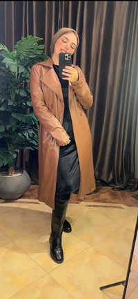 Leather Coat
