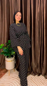 polka dots soft suit